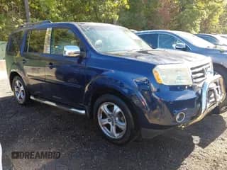 2014 Honda Pilot EX-L with VIN 5FNYF4H53EB024035, listed as a IAAI auction lot 43397075 with 92,392 mi miles and . Bid and sale history available at DreamBid. Image 1.