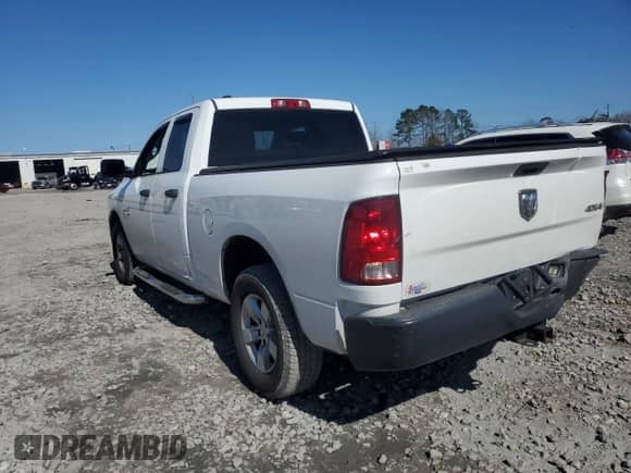 2013 Ram 1500 ST with VIN 1C6RR7FP0DS574786, listed as a Copart auction lot 43721975 with 108,692 mi miles and Salvage title. Bid and sale history available at DreamBid. Image 2.