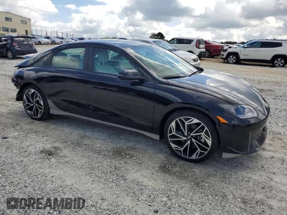 2024 Hyundai Ioniq 6 SEL с VIN KMHM34AA1RA061450, выставлен на аукционе Copart как лот 61058915 с пробегом 11 165 миль миль и Списание • Salvage title. История ставок и продаж доступна на DreamBid. Изображение 4.