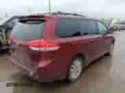 2014 Toyota Sienna LE with VIN 5TDJK3DC8ES083704, listed as a Copart auction lot 84932195 with 210,428 mi miles and Salvage title. Bid and sale history available at DreamBid. Image 3.