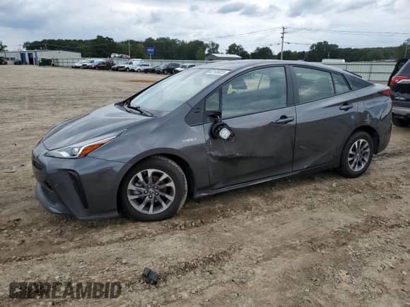 2021 Toyota Prius Limited with VIN JTDKAMFU9M3148580, listed as a Copart auction lot 82145025 with 64,877 mi miles and Salvage title. Bid and sale history available at DreamBid. Image 1.