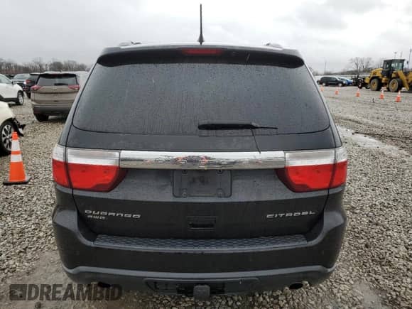 2011 Dodge Durango Citadel with VIN 1D4SE5GT7BC595151, listed as a Copart auction lot 66455815 with 260,202 mi miles and Salvage title. Bid and sale history available at DreamBid. Image 12.