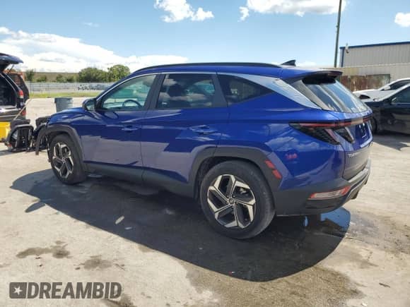 2024 Hyundai Tucson SEL with VIN 5NMJF3DE5RH330112, listed as a Copart auction lot 80518475 with 22,646 mi miles and Salvage title. Bid and sale history available at DreamBid. Image 2.