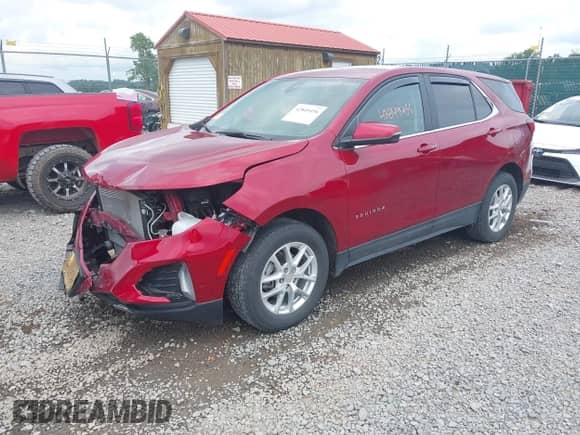 2024 Chevrolet Equinox LT с VIN 3GNAXUEG0RS100495, выставлен на аукционе IAAI как лот 42849456 с пробегом 20 212 миль миль и . История ставок и продаж доступна на DreamBid. Изображение 2.