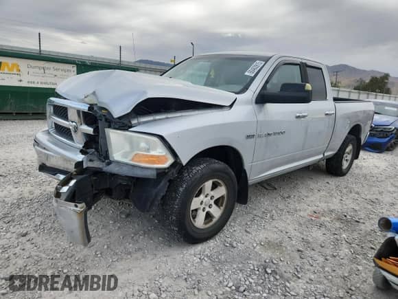 2011 Ram 1500 SLT with VIN 1D7RV1GT5BS674611, listed as a Copart auction lot 80463915 with 193,180 mi miles and Salvage title. Bid and sale history available at DreamBid. Image 1.