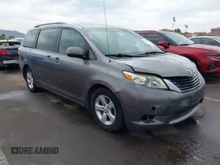 2011 Toyota Sienna LE with VIN 5TDKK3DC4BS115497, listed as a IAAI auction lot 43418393 with 254,119 mi miles and . Bid and sale history available at DreamBid. Image 1.