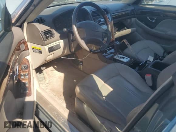 2002 Hyundai XG L with VIN KMHFU45E12A206222, listed as a Copart auction lot 57001405 with 89,116 mi miles and Clean title. Bid and sale history available at DreamBid. Image 8.