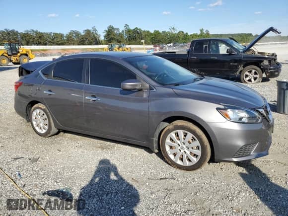 2019 Nissan Sentra S with VIN 3N1AB7AP7KY254660, listed as a Copart auction lot 71859425 with 69,546 mi miles and Salvage title. Bid and sale history available at DreamBid. Image 4.