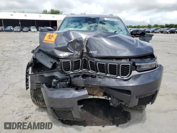 2024 Jeep Grand Cherokee Laredo X с VIN 1C4RJJAG6R8953459, выставлен на аукционе Copart как лот 70093084 с пробегом Не указан миль и Списание • Salvage title. История ставок и продаж доступна на DreamBid. Изображение 5.