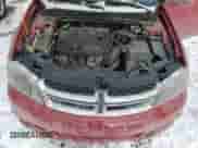 2013 Dodge Avenger SXT with VIN 1C3CDZCB2DN746742, listed as a Copart auction lot 87598015 with 164,676 mi miles and Salvage title. Bid and sale history available at DreamBid. Image 11.