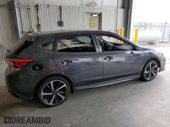 2020 Subaru Impreza Special Sports with VIN 4S3GTAM61L3704849, listed as a Copart auction lot 71033565 with 95,560 mi miles and Salvage title. Bid and sale history available at DreamBid. Image 3.