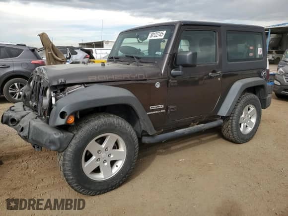 2013 Jeep Wrangler Sport with VIN 1C4AJWAG8DL679343, listed as a Copart auction lot 80122745 with 125,328 mi miles and Salvage title. Bid and sale history available at DreamBid. Image 1.