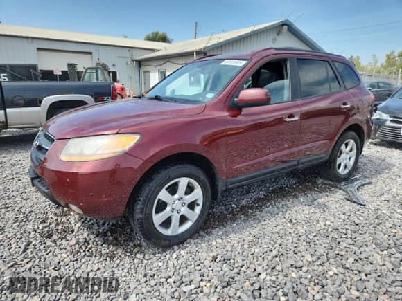 2009 Hyundai Santa Fe Limited with VIN 5NMSH13E49H271784, listed as a Copart auction lot 80131995 with 187,933 mi miles and Salvage title. Bid and sale history available at DreamBid. Image 1.