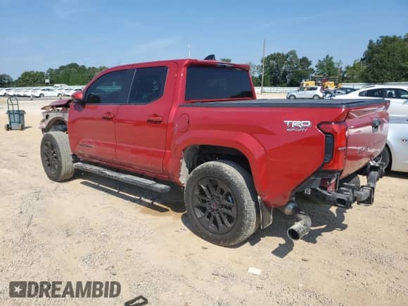 2024 Toyota Tacoma SR5 with VIN 3TYKB5FN3RT002388, listed as a Copart auction lot 80583475 with 30,696 mi miles and Salvage title. Bid and sale history available at DreamBid. Image 2.