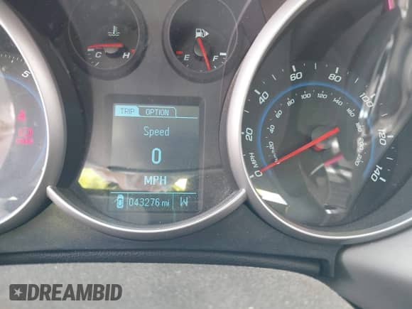 2014 Chevrolet Cruze LS with VIN 1G1PB5SH9E7216607, listed as a IAAI auction lot 42318797 with 43,276 mi miles and . Bid and sale history available at DreamBid. Image 16.