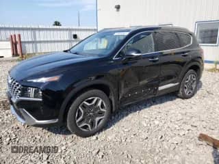 2021 Hyundai Santa Fe Limited with VIN KM8S5DA15MU006492, listed as a Copart auction lot 69084045 with 56,850 mi miles and Salvage title. Bid and sale history available at DreamBid. Image 1.