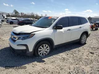 2019 Honda Pilot LX с VIN 5FNYF5H15KB001967, выставлен на аукционе Copart как лот 46901175 с пробегом 112 426 миль миль и Списание • Salvage title. История ставок и продаж доступна на DreamBid. Изображение 1.