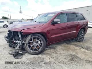 2021 Jeep Grand Cherokee Limited with VIN 1C4RJFBG2MC560477, listed as a Copart auction lot 68151265 with 37,822 mi miles and Salvage title. Bid and sale history available at DreamBid. Image 1.