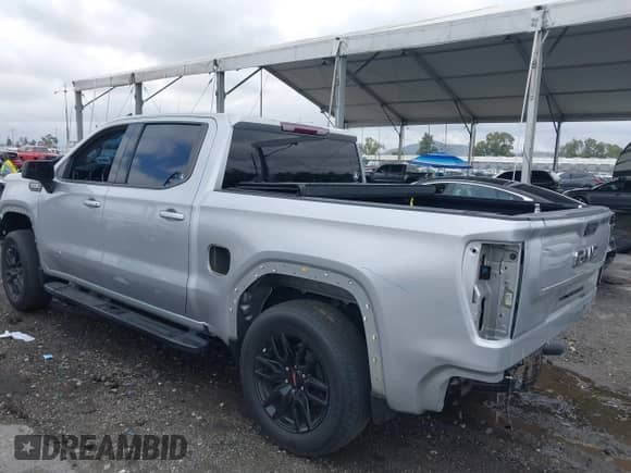 2022 GMC Sierra 1500 Elevation with VIN 1GTPHCED9NZ577469, listed as a IAAI auction lot 42173567 with 42,866 mi miles and . Bid and sale history available at DreamBid. Image 3.