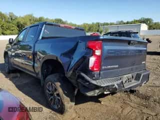 2022 Chevrolet Silverado 1500 RST with VIN 3GCUDEED3NG651141, listed as a Copart auction lot 80671365 with 68,014 mi miles and Salvage title. Bid and sale history available at DreamBid. Image 2.