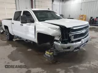 2014 Chevrolet Silverado 1500 LT with VIN 3GCUKREC5EG265518, listed as a IAAI auction lot 43148040 with 209,385 mi miles and . Bid and sale history available at DreamBid. Image 1.