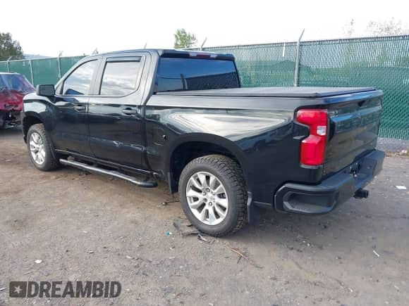 2021 Chevrolet Silverado 1500 Custom with VIN 1GCPYBEH4MZ116823, listed as a IAAI auction lot 43279584 with 52,006 mi miles and . Bid and sale history available at DreamBid. Image 3.