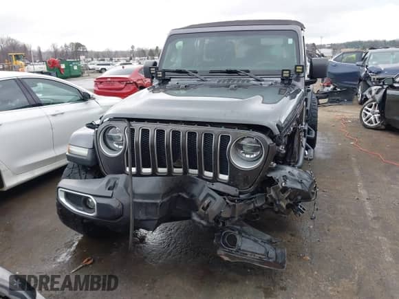2021 Jeep Wrangler Unlimited Sahara High Altitude с VIN 1C4HJXENXMW503535, выставлен на аукционе IAAI как лот 41212320 с пробегом 70 375 миль миль и . История ставок и продаж доступна на DreamBid. Изображение 6.