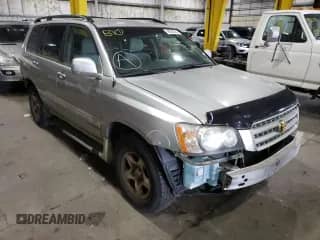 2002 Toyota Highlander с VIN JTEGD21A420025018, выставлен на аукционе Copart как лот 48502262 с пробегом 209 834 миль миль и Списание • Salvage title. История ставок и продаж доступна на DreamBid. Изображение 1.