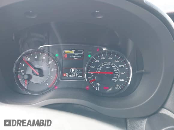 2018 Subaru WRX Limited with VIN JF1VA1F63J8830226, listed as a IAAI auction lot 43429136 with 15,947 mi miles and . Bid and sale history available at DreamBid. Image 7.