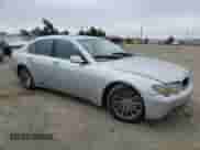 2003 BMW 7 Series 745i with VIN WBAGL63483DP64521, listed as a Copart auction lot 54973345 with 88,995 mi miles and Clean title. Bid and sale history available at DreamBid. Image 4.