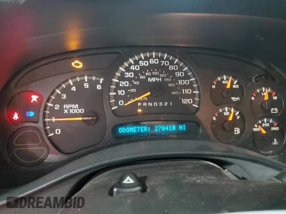2006 Chevrolet Silverado 1500 LT3 z VIN 2GCEK13T561184764, wystawiony jako Copart lot #70725225 z przebiegiem 270 410 mil mil oraz Szkoda całkowita • Salvage title. Historia ofert i sprzedaży dostępna na DreamBid. Obrazek 9.
