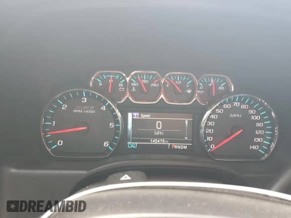 2016 Chevrolet Silverado 1500 LT with VIN 1GCVKREC6GZ165502, listed as a Copart auction lot 81303105 with 145,475 mi miles and Salvage title. Bid and sale history available at DreamBid. Image 9.