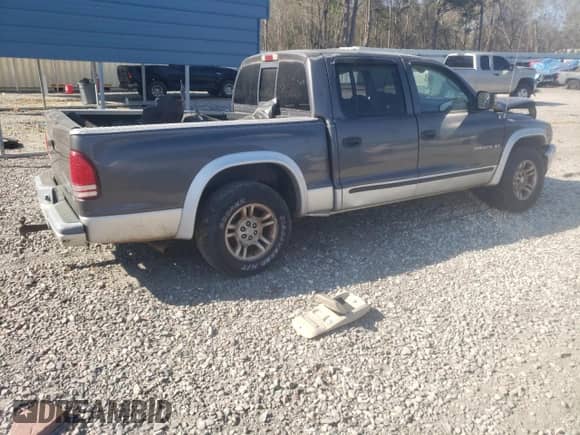 2002 Dodge Dakota SLT with VIN 1B7HL48NX2S512339, listed as a Copart auction lot 50911075 with Not provided miles and Salvage title. Bid and sale history available at DreamBid. Image 3.