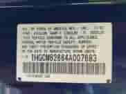 2004 Honda Accord EX with VIN 1HGCM82664A007683, listed as a IAAI auction lot 43164104 with 136,548 mi miles and . Bid and sale history available at DreamBid. Image 9.