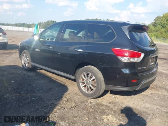 2013 Nissan Pathfinder SV with VIN 5N1AR2MN0DC634873, listed as a IAAI auction lot 43202561 with 224,573 mi miles and . Bid and sale history available at DreamBid. Image 3.