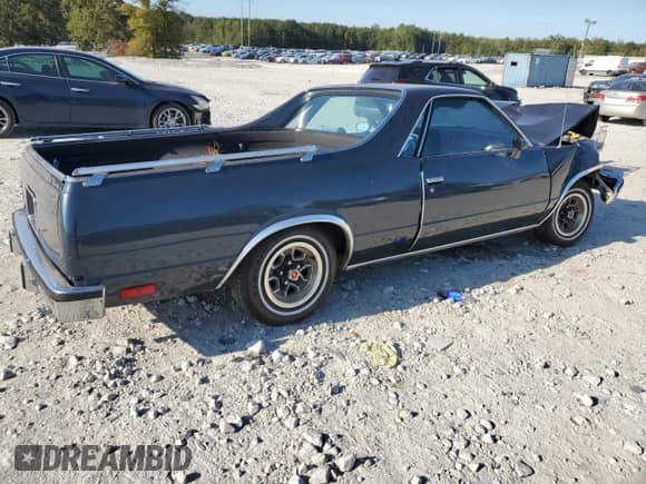 1985 Chevrolet El Camino с VIN 3GCCW80H2FS905566, выставлен на аукционе Copart как лот 75897944 с пробегом 81 485 миль миль и Списание • Salvage title. История ставок и продаж доступна на DreamBid. Изображение 3.