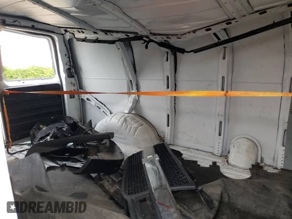 2020 Chevrolet Express Cargo with VIN 1GCWGAFP6L1179269, listed as a Copart auction lot 88147615 with 42,377 mi miles and Non repairable. Bid and sale history available at DreamBid. Image 6.