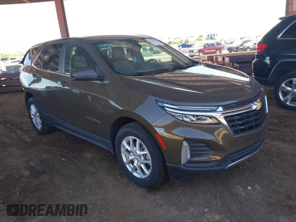 2024 Chevrolet Equinox LT с VIN 3GNAXUEG2RL210510, выставлен на аукционе IAAI как лот 43263798 с пробегом 38 551 миль миль и . История ставок и продаж доступна на DreamBid. Изображение 1.
