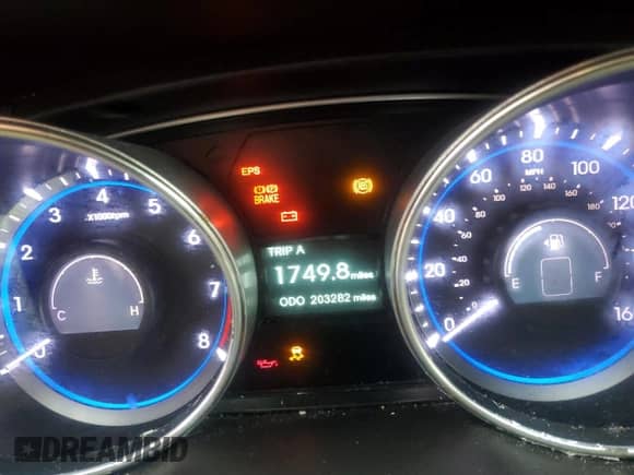 2012 Hyundai Sonata GLS z VIN 5NPEB4AC0CH439495, wystawiony jako Copart lot #89930005 z przebiegiem 203 282 mil mil oraz Czysty tytuł • Clean title. Historia ofert i sprzedaży dostępna na DreamBid. Obrazek 9.