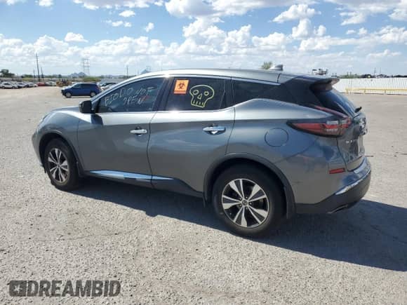 2019 Nissan Murano S with VIN 5N1AZ2MJ3KN153613, listed as a Copart auction lot 80407955 with Not provided miles and Salvage title. Bid and sale history available at DreamBid. Image 2.