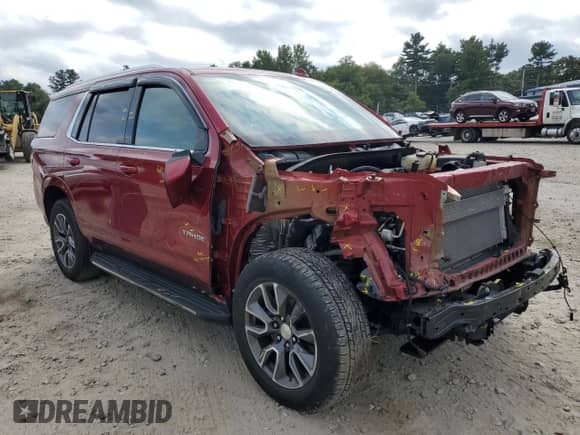 2021 Chevrolet Tahoe LT с VIN 1GNSKNKD3MR225117, выставлен на аукционе Copart как лот 80694225 с пробегом 50 042 миль миль и Списание • Salvage title. История ставок и продаж доступна на DreamBid. Изображение 4.