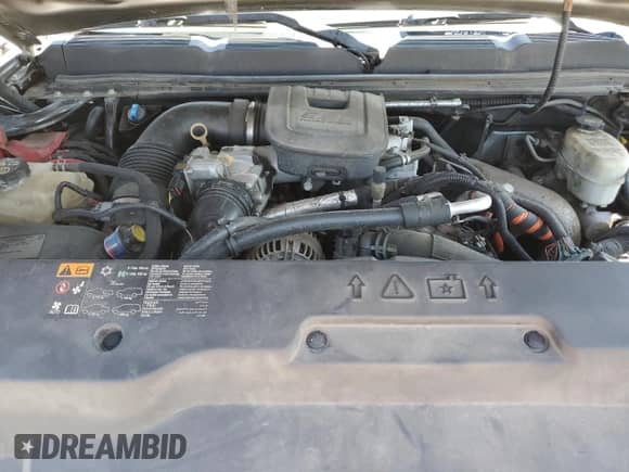 2014 Chevrolet Silverado 2500HD Work Truck z VIN 1GC1KVC83EF137290, wystawiony jako Copart lot #80095975 z przebiegiem 163 019 mil mil oraz Szkoda całkowita • Salvage title. Historia ofert i sprzedaży dostępna na DreamBid. Obrazek 11.