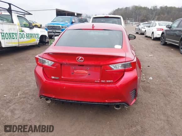2015 Lexus RC 350 F Sport with VIN JTHSE5BC6F5005681, listed as a IAAI auction lot 41271084 with Not provided miles and . Bid and sale history available at DreamBid. Image 16.