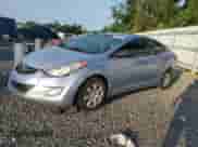 2013 Hyundai Elantra GLS with VIN KMHDH4AEXDU626712, listed as a Copart auction lot 64842825 with 260,728 mi miles and Salvage title. Bid and sale history available at DreamBid. Image 1.