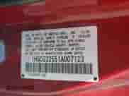 2001 Honda Accord EX with VIN 1HGCG32551A007123, listed as a Copart auction lot 63150225 with 82,759 mi miles and Salvage title. Bid and sale history available at DreamBid. Image 12.