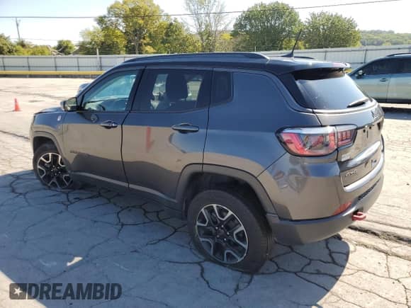 2019 Jeep Compass Trailhawk с VIN 3C4NJDDB1KT766623, выставлен на аукционе Copart как лот 70786875 с пробегом 82 223 миль миль и Списание • Salvage title. История ставок и продаж доступна на DreamBid. Изображение 2.