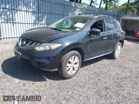 2011 Nissan Murano SL with VIN JN8AZ1MW0BW177330, listed as a IAAI auction lot 42967584 with 191,003 mi miles and . Bid and sale history available at DreamBid. Image 2.