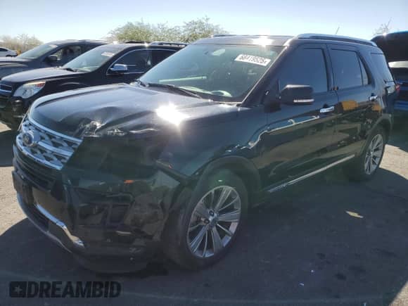 2018 Ford Explorer Limited z VIN 1FM5K7F87JGA70167, wystawiony jako Copart lot #68419525 z przebiegiem 106 969 mil mil oraz Szkoda całkowita • Salvage title. Historia ofert i sprzedaży dostępna na DreamBid. Obrazek 1.