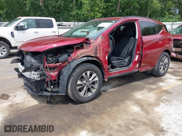 2018 Nissan Murano SV z VIN 5N1AZ2MH0JN145819, wystawiony jako IAAI lot #42694768 z przebiegiem 79 063 mil mil oraz . Historia ofert i sprzedaży dostępna na DreamBid. Obrazek 20.