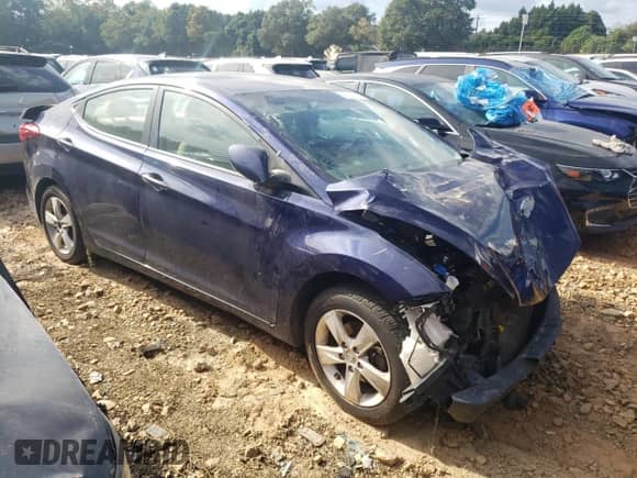 2013 Hyundai Elantra GLS z VIN 5NPDH4AE6DH437862, wystawiony jako Copart lot #85184525 z przebiegiem 194 552 mil mil oraz Szkoda całkowita • Salvage title. Historia ofert i sprzedaży dostępna na DreamBid. Obrazek 4.